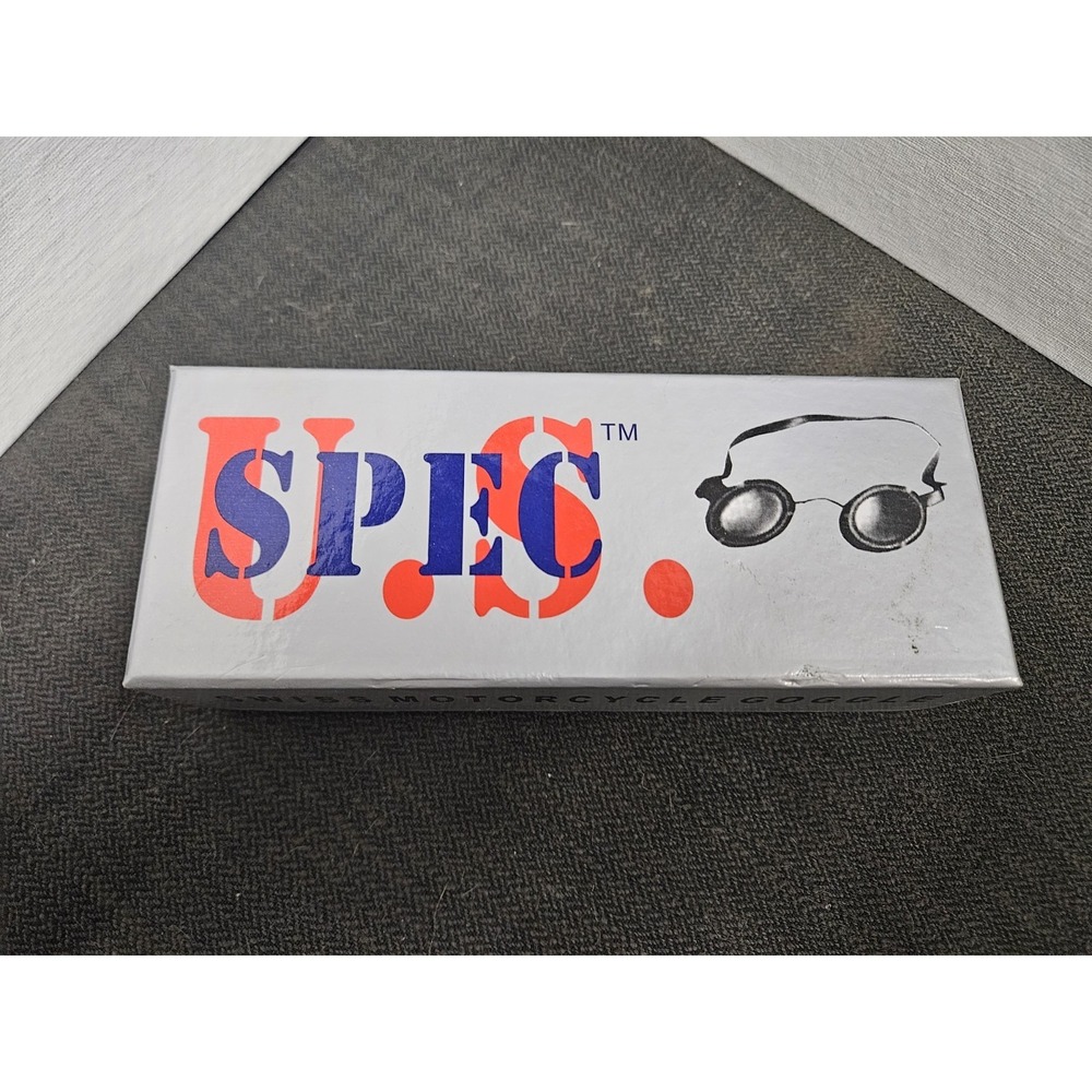 US SPEC Swiss Army Safety Round Motorcycle Goggles Protection Glass with Box - Picture 5 of 6
